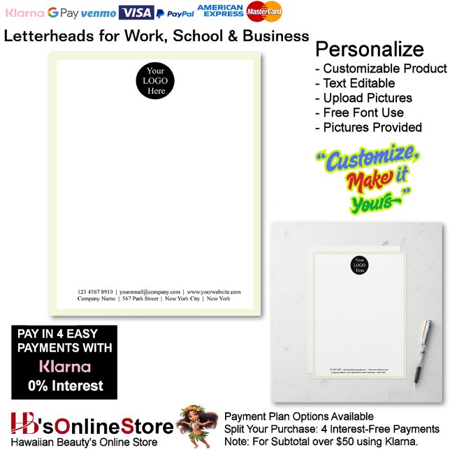 2 Business Beige Logo Letterhead Business Brand  (2 Business Beige Logo Letterhead Business Brand Name.)