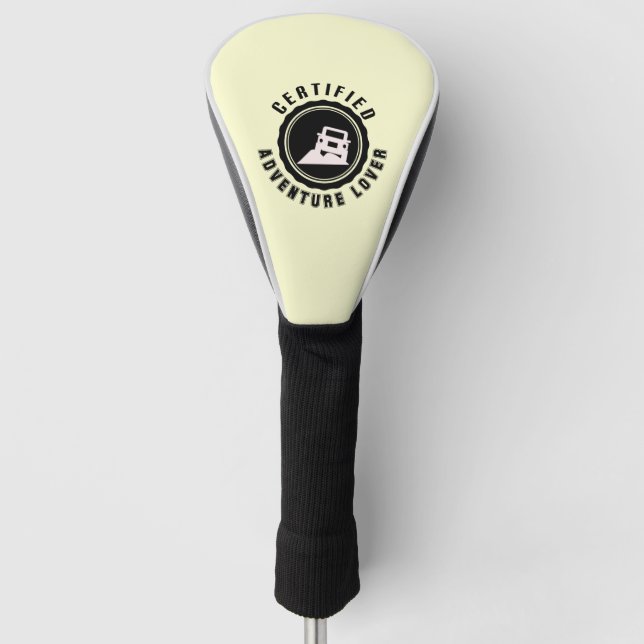 2.car lover vintage   golf head cover (Front)