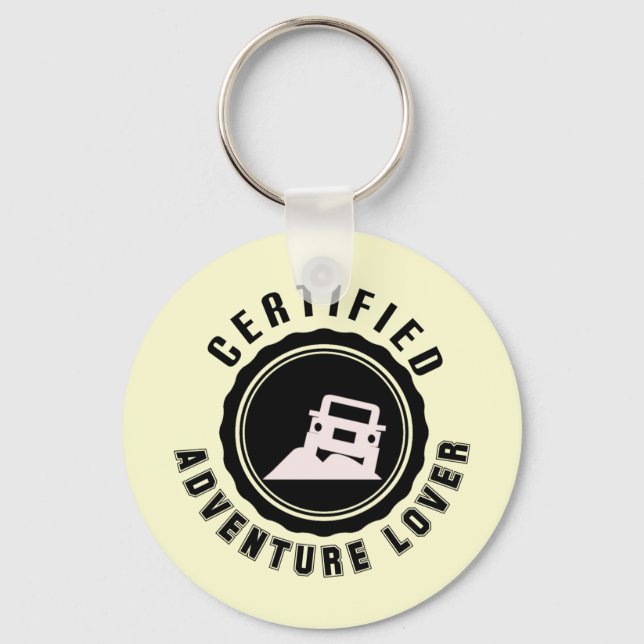 2.car lover vintage   keychain (Front)