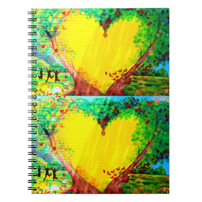 2 carnet de coeurs d'or (Devant)