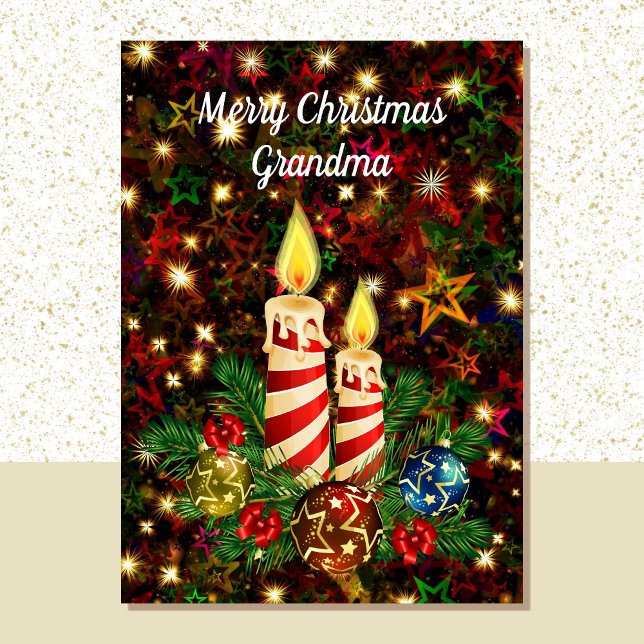 2 Carte de Noël photo pour grand-mère Personnalise (Créateur téléchargé)