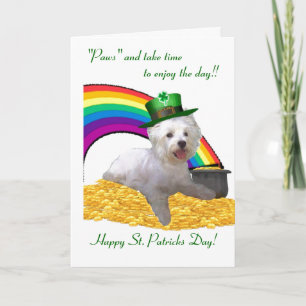 2. Carte de st patrick de Westie
