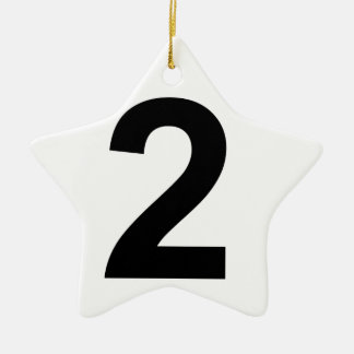 2 CERAMIC ORNAMENT