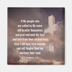 2 Chronicles 7:14 If My People will Pray Magnet