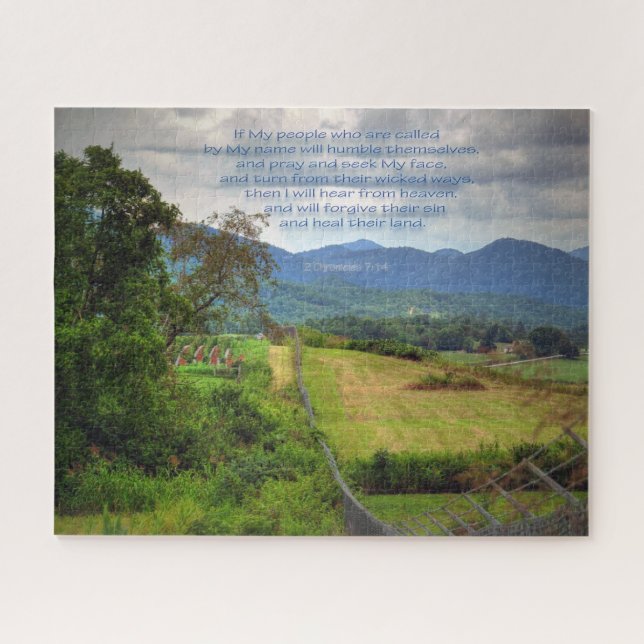 2 Chronicles 7:14 Jigsaw Puzzle (Horizontal)