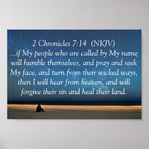 2 Chronicles 7:14 Poster