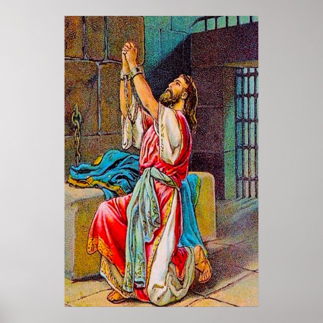 2 Chroniques 33 Poster du péché et de la prière de (Devant)