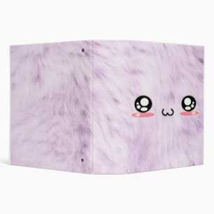 2" classeur brouillé de Kawaii