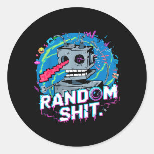 2 CLASSIC ROUND STICKER