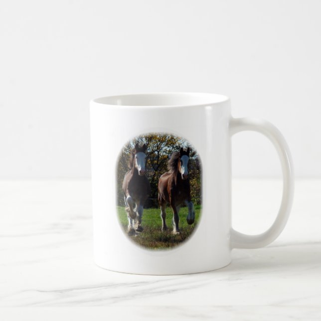 2 Clydes running Coffee Mug (Right)
