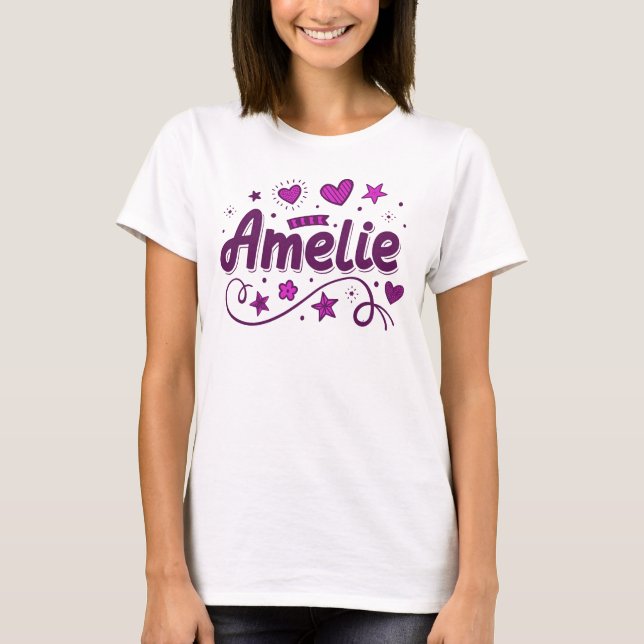 2 Color Amelie 1 T-Shirt (Front)