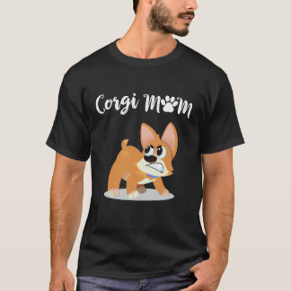 2 Corgi Mom Corgi T-Shirt