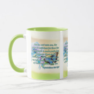 2 Corinthians 12:9 Bible Scripture Pic Two-Tone Mug