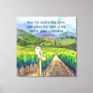 2 Corinthians 3:17 Canvas Print