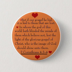 2 Corinthians 4:3-4 gospel button