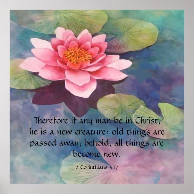 2 Corinthians 5:17  Poster (Front)