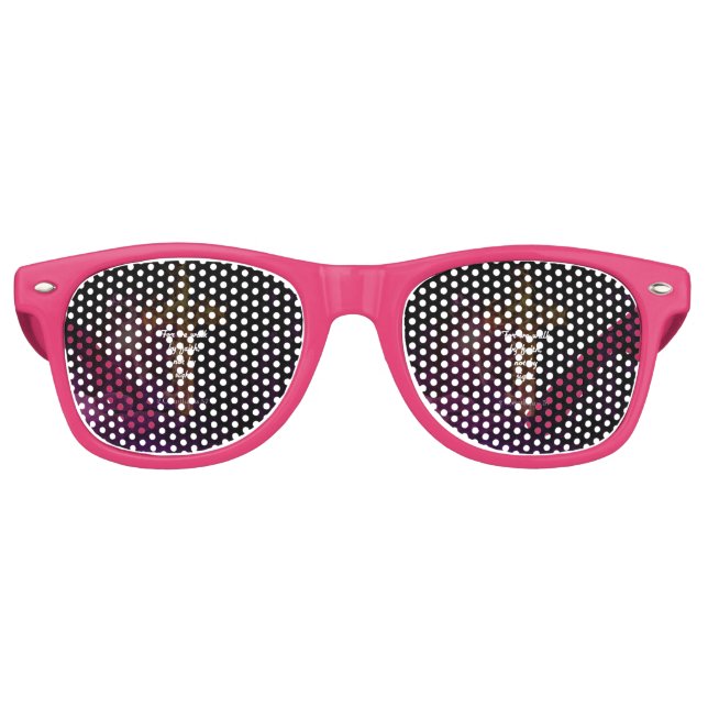 2 Corinthians 5:7 Bible Verse Quote About Faith Retro Sunglasses (Front)
