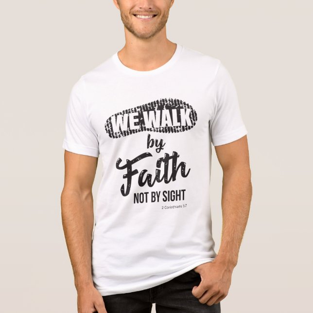 2 Corinthians 5:7 Tri-Blend Shirt (Front)