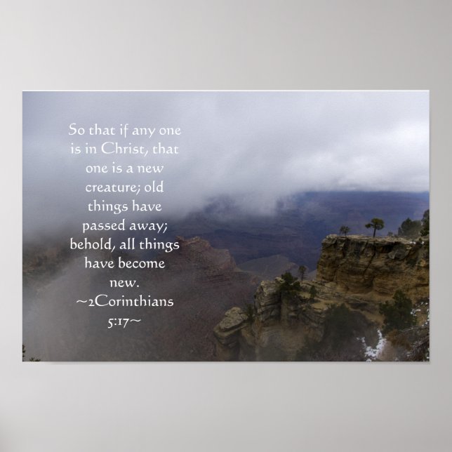2 Corinthiens 5:17 Poster (Devant)
