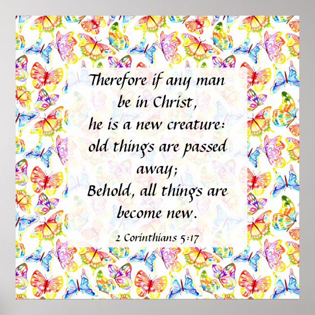 2 Corinthiens 5:17 Poster (Devant)