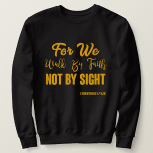 2 Corinthiens 5:7 Bible Verse KJV Sweatshirt mascu