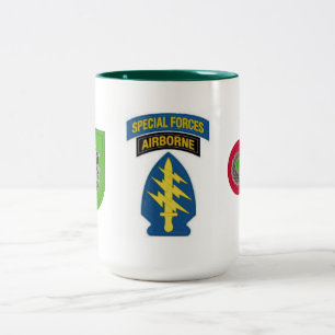 2 Couleurs 10ème TASSE de GROUPE de FORCES SPÉCIALES