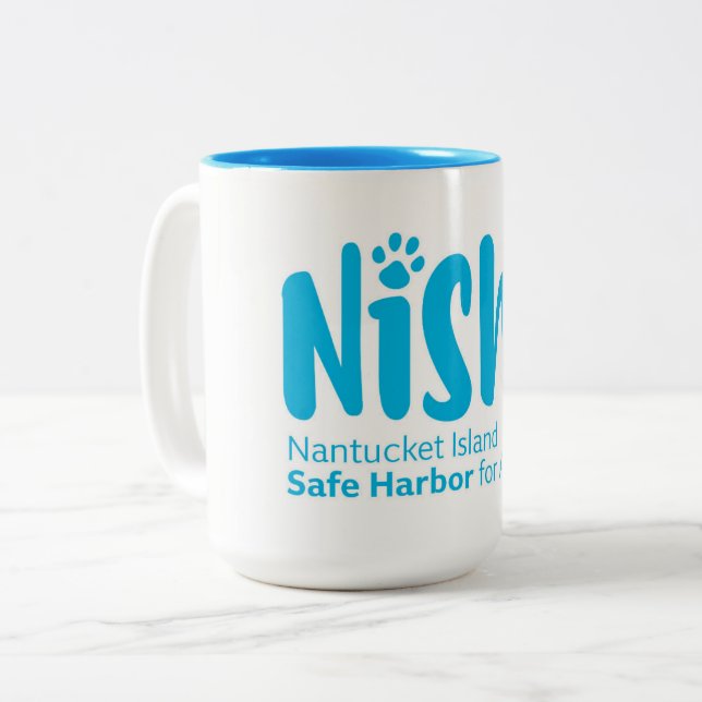 2 Couleurs 15 onces. Tasse de NiSHA (Devant gauche)