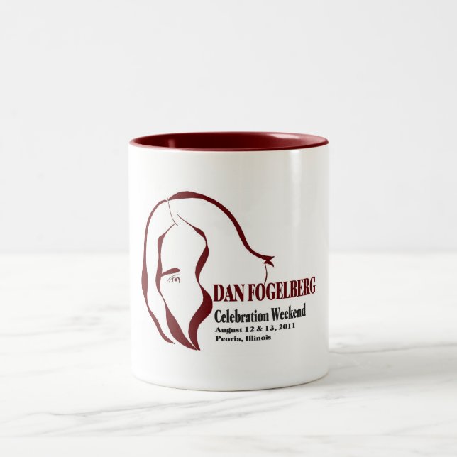 2 Couleurs 2011 célébration de DF tasse de dessin au trait (Centre)