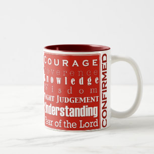 2 Couleurs 7Gifts pour votre tasse de confirmation