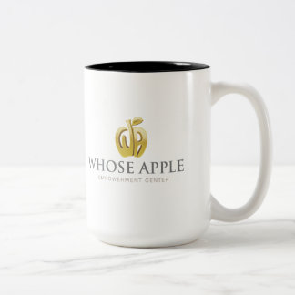 2 Couleurs À qui Apple - grande tasse