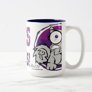 2 Couleurs Aiguilles dans mes yeux ! Tasse de Pilz-E