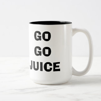 2 Couleurs Allez vont tasse de Coffe de jus