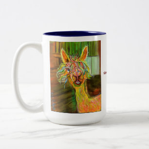 2 Couleurs Alpaga de Hilda avec la tasse d'histoire