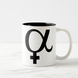 2 Couleurs Alpha tasse femelle
