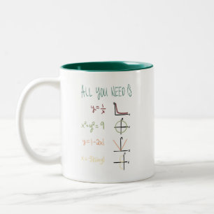 2 Couleurs Amateurs de maths tasse de café