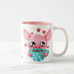 2 Couleurs Aquarium populaire la tasse micro de porc