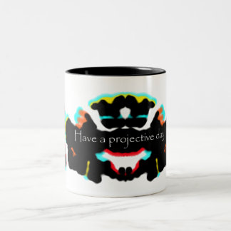 2 Couleurs Ayez une tasse projective de jour