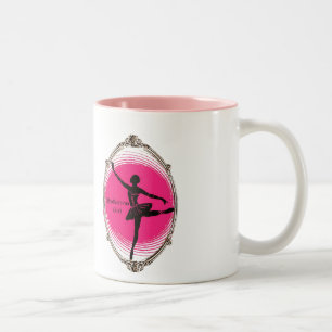 2 Couleurs Ballerina design pour la tasse de fille
