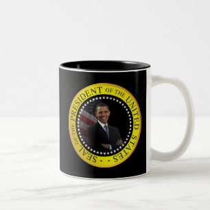 2 Couleurs Barack Obama - tasse présidentielle de joint