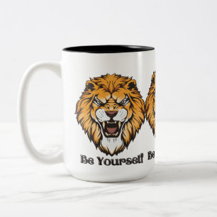 2 Couleurs Be Yourself - Attitude cite tasse de café