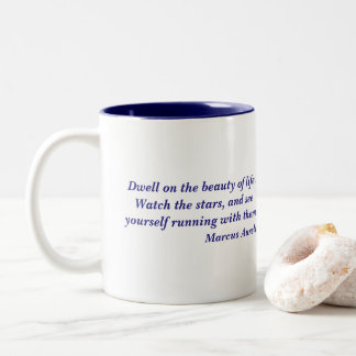 2 Couleurs Beauté de Marcus Aurelius de citation de tasse de