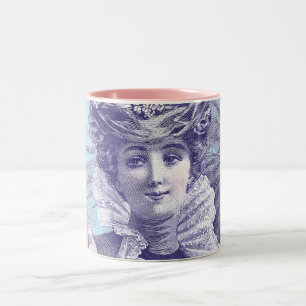 2 Couleurs Belle Époque - tasse de La de diva de siècle