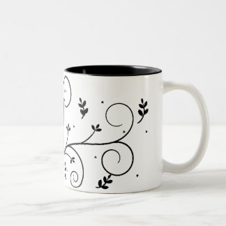 2 Couleurs Blanc officiel d'Allison - tasse de café grise