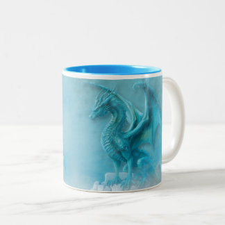 2 Couleurs Bleu dragon tasse