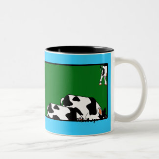 2 Couleurs BlueSkyCows avec la tasse de coccinelles