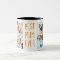 Boho Orange | Meilleure Maman Personnalisée Tasse