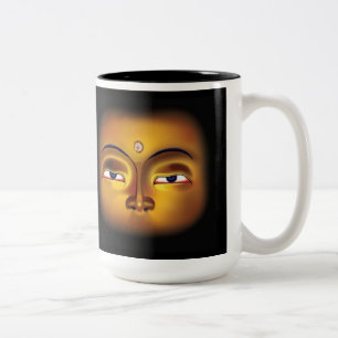 2 Couleurs Bouddha médite tasse