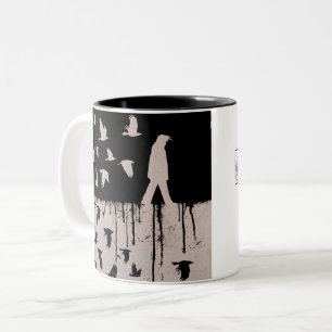 2 Couleurs Ça regarde l'arrière tasse de café