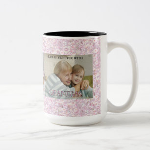 2 Couleurs Cadeau de vacances Tasse Mamie