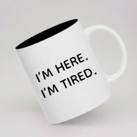 Cadeau drôle de tasse de café fatiguant pour elle